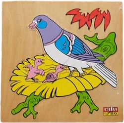 Puzzle Εκπαιδευτικό Η Ζωη Πουλιών Διαστάσεις 15*16*15 Eichorn
