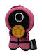 Plushy Keychain Squid Game Guard Red Circle 10cm