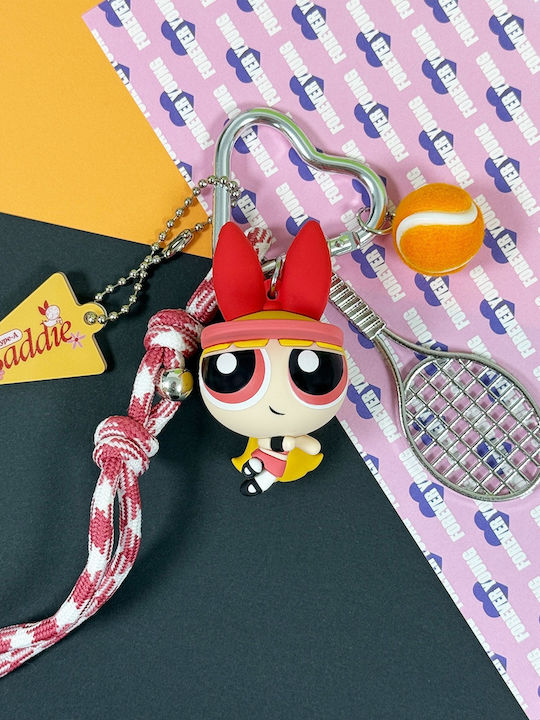 Powerpuff Girls Tennis Player Blossom 3D Keychain