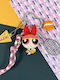Powerpuff Girls Tennis Player Blossom 3D Keychain