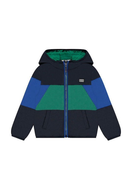 Geacă Casual Pentru Copii Scurtă Impermeabilă Dark Sapphire