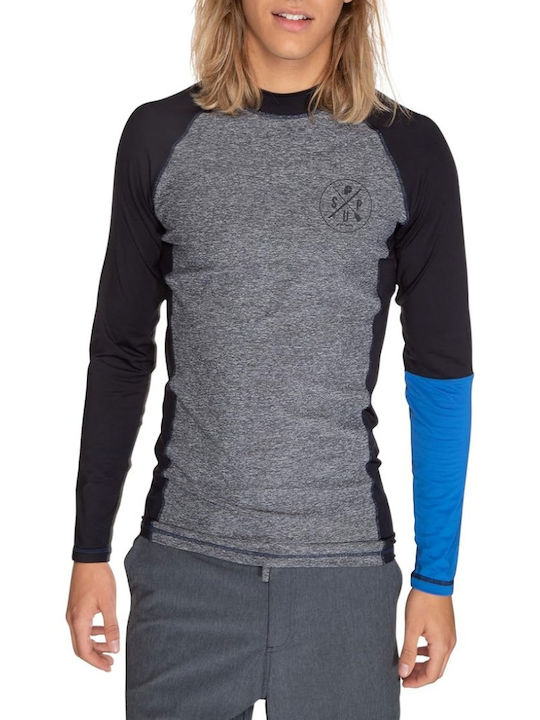 Protest Rashguard Men's Long Sleeve Sun Protection Shirt Grey
