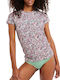 Protest Rashguard Women's Short Sleeve Sun Protection Shirt Multicolour