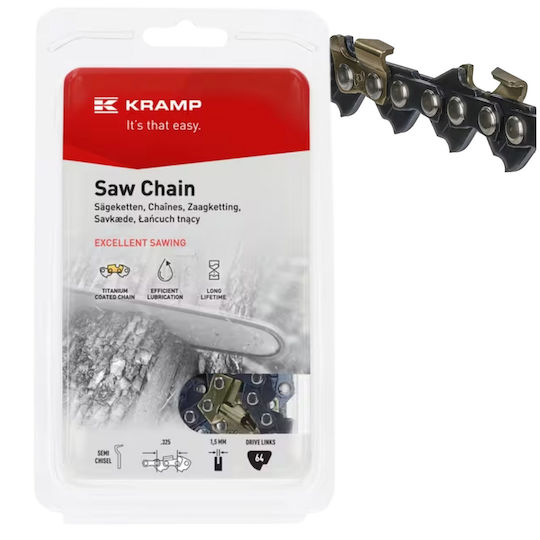 Lanț Drujbă Husqvarna Nac 1,5 Mm Știft 325 64 Inele 15" Kramp
