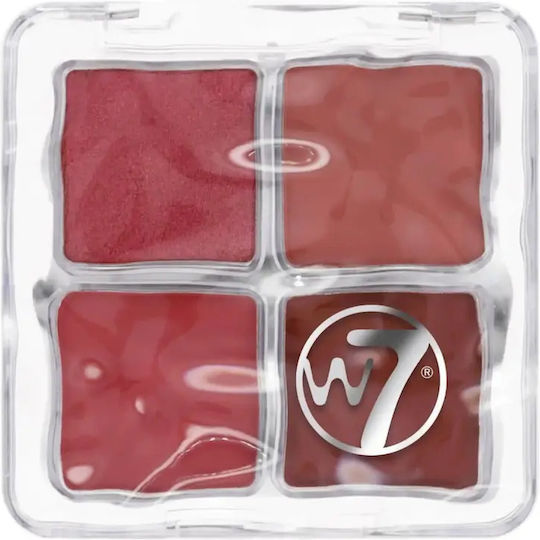 Blur It Rouge & Blush Palette Rose Veil W7