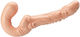Baile Emma Textured Double Penetration Strap-on Flesh