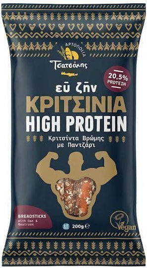 Tsatsakis Eu Zîn Batoane De Pâine 200gr High Protein Sfeclă