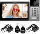 Smart Video Interfon Mentor Svk4103b 4 Fire Wi-Fi Card Pin Tuya App 10 Inch Ips Dvr Ahd 2mp Ik07 Negru