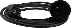 Extension Cord 1 Socket 3m Switch 3x1.5mm2 Black