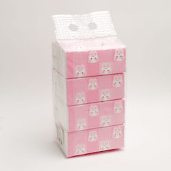 Yoyoso Tischpapiertaschentücher 4 Packungen