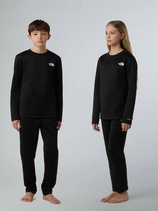 Dotknit Thermobekleidung Kinder Thermobekleidung Set Tnf Schwarz