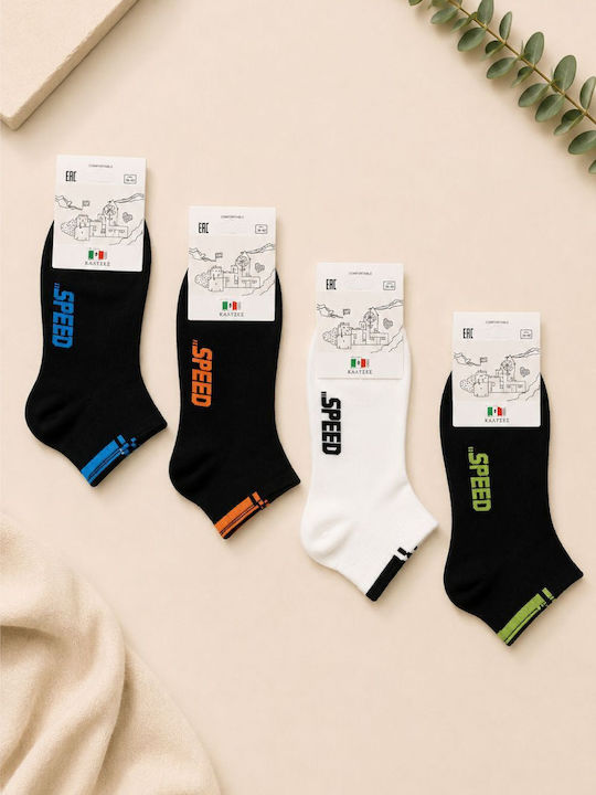 YTLI Men's Multicolour Socks 4Pack