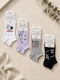 YTLI Women Socks Multicolour 4Pack
