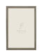 Focus Plastic Wall-Mounted Photo Frame With Brown Frame