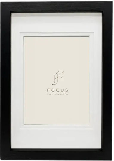 Focus Glass Wall-Mounted Photo Frame With Black Frame