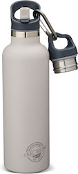 Carl Oscar Rostfreier Stahl Kinder Trinkflasche Thermos mit Stroh Auslaufsicher Grau 700ml Carl Oscar Rostfreier Stahl Kinder Trinkflasche Thermos mit Stroh Auslaufsicher Grau 700ml