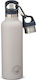 Carl Oscar Rostfreier Stahl Kinder Trinkflasche Thermos mit Stroh Auslaufsicher Grau 700ml
