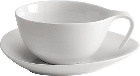 Duka Φλιτζάνι Espresso από Πορσελάνη Λευκό 60ml