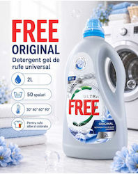 Flüssiges Waschmittel für Handwäsche für Weiße und Farbige Kleidung 2lt (50 Messbecher)