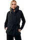 Women's Sleeveless Winter Jacket Black