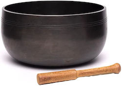 Handgefertigte Japanische Meditationsschale Rassel Japanese Singing Bowl Kuro-orin 13cm