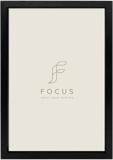 Focus Plastic Wall-Mounted Photo Frame With Black Frame