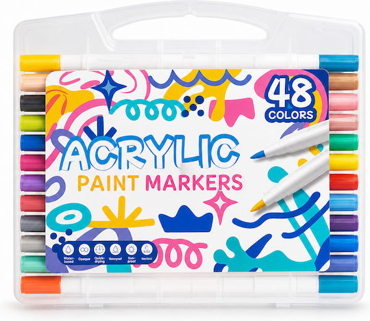 Transparente Zeichenstifte Malerei Acryl Set 48 Stück