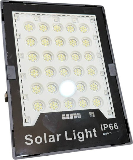 Waterproof Solar LED Flood Light 300W Cold White 6500K with Remote Control IP66
