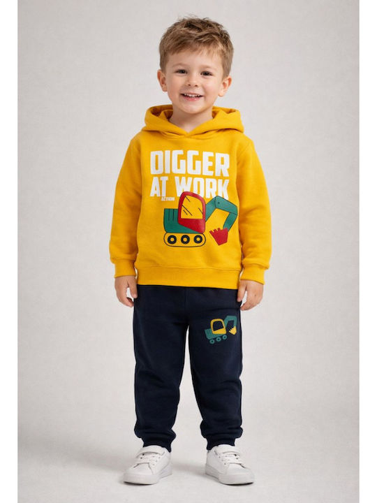 Action Sportswear Kinder Sweatpants Set Gelb