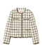 Twinset Women's Blazer Ecru-Black