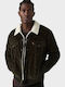 Type Iii Sherpa Trucker Jacket Dark Olive Green