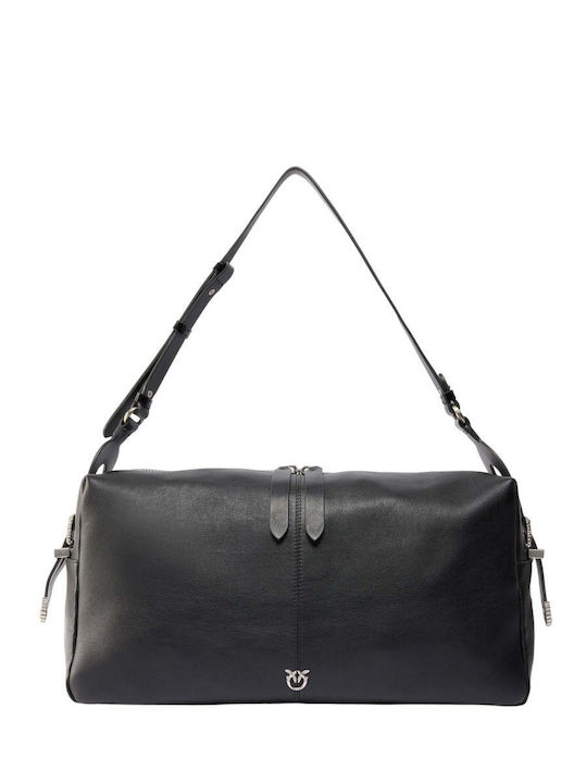 Pinko Leather Women's Shoulder Bag Black