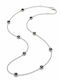 Touch Necklace Made of Black Steel