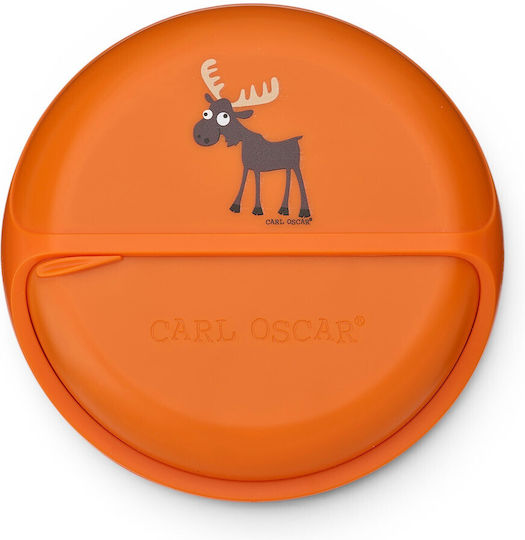 Carl Oscar Carl Oscar Baby- und Kinder-Essgeschirr Set aus Kunststoff in Orange