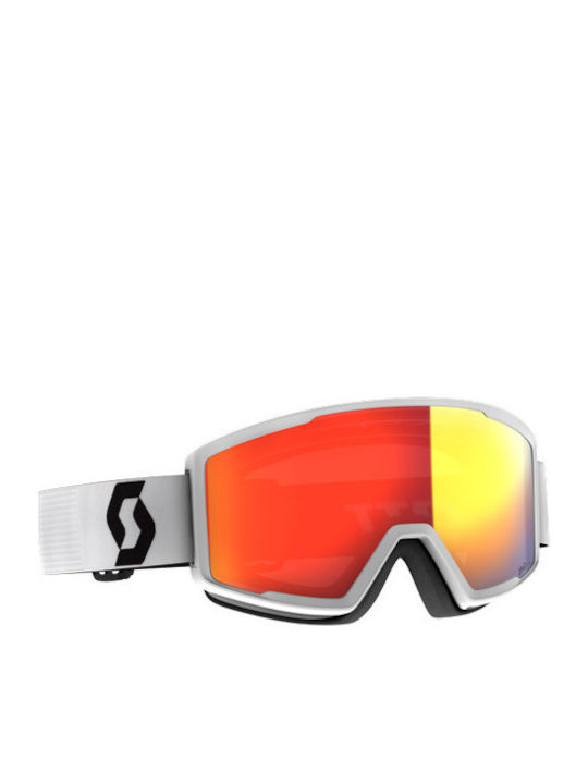 Scott Ski & Snowboard Goggles Adults White With Lens In Black Colour