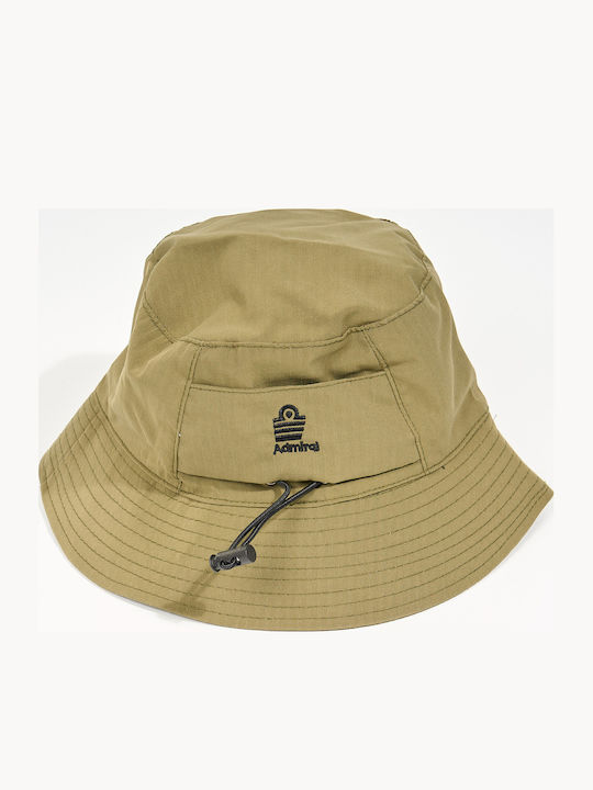 Admiral Υφασμάτινo Ανδρικό Καπέλο Στυλ Bucket Χακί
