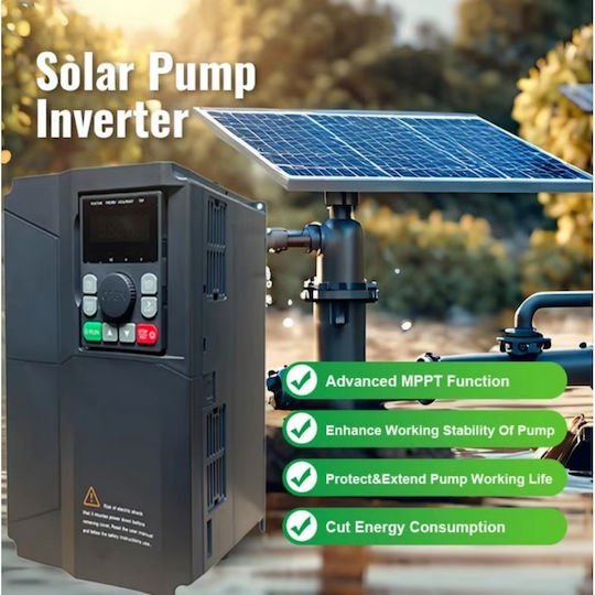 Ηλιακό Inverter Αντλίας Νερού Hl710 Mppt 380v Τριφασικό 7,5kw 159-6553