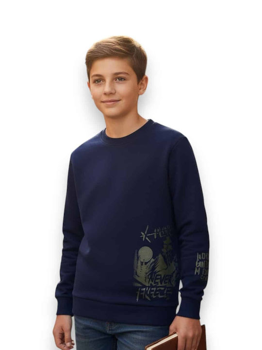 Nek Kids Wear Παιδικό Φούτερ Μπλε