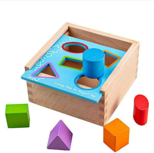 Big Jigs Big Jigs Baby Aktivitätsspielzeug Sortieren von Formen aus Hölzern für 24+ Monate