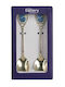 Duo Duo Rostfreier Stahl Gold Löffel Set 2 Stück