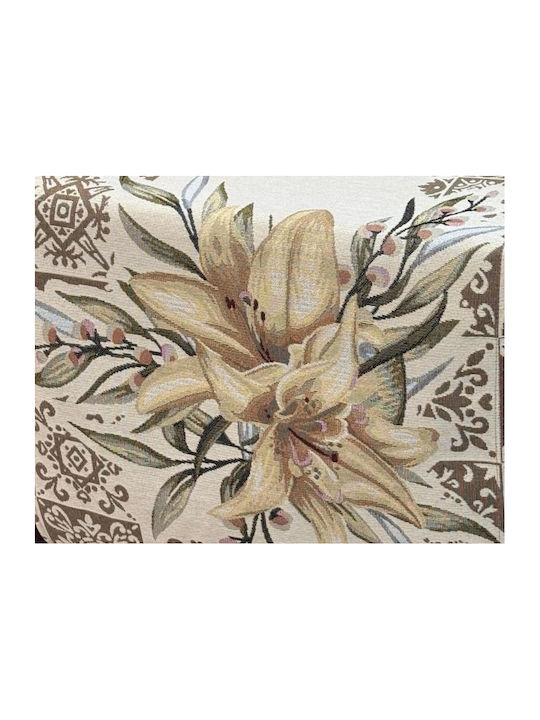 Linea Home Τραπεζομάντηλο Σετ 5τμχ Μωβ 140x140εκ.