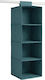 Fabric Hanging Clothes Shelf in Beige Colour 30x30x80cm