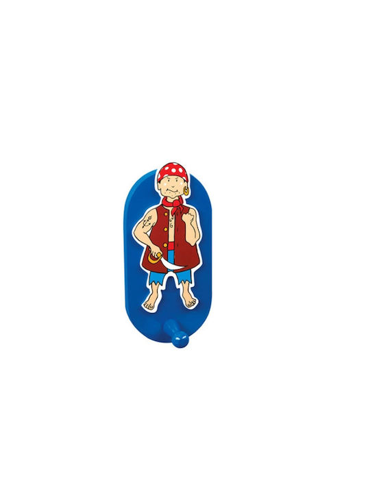 Kids Wall Hanger Multi Hook Wooden 15x10cm