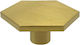 Cookut Hexagonal Handle Cocotte Pressure Cooker Gold Brass 4x3cm