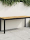 Solid Wooden Outdoor Bench 108.5x35x45cm