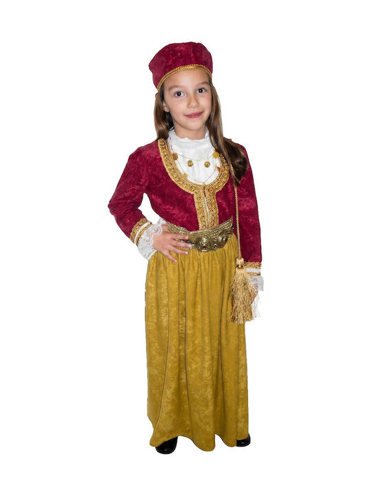 Traditionelle Kinderkostüm Amalia Gold