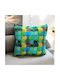 Διακοσμητική Μαξιλαροθήκη Neon Dots Διαστάσεις Neon Dots 45x45εκ.
