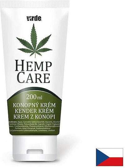 Virde Hanfcreme Für Feuchtigkeitsspendende & Massage 200ml