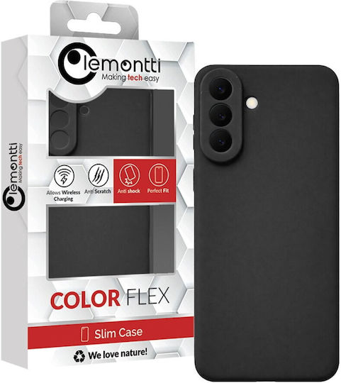 Lemontti Soft Slim Back Cover Σιλικόνης Μαύρο (Galaxy A37)