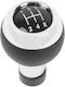 Loro Car Shift Knob for Kia Mini Mini Roadster Subaru Mini Silver